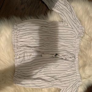 Off shoulder crop top